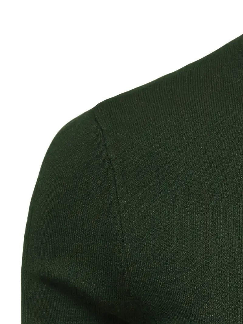 Men’s Turtleneck Sweater - Slim Fit - Soft Knit - Long Sleeve Smart Casual Wear