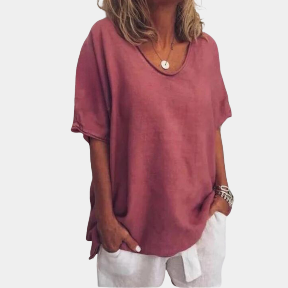 Comfortable Oversized T-Shirt in Soft Gray for Everyday Wear