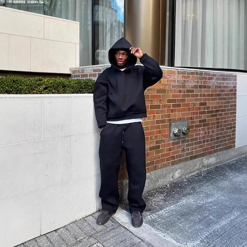 Men's Hoodie – Oversized Fit – Drawstring Hood – Casual Pullover