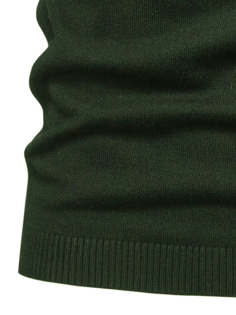 Men’s Turtleneck Sweater - Slim Fit - Soft Knit - Long Sleeve Smart Casual Wear
